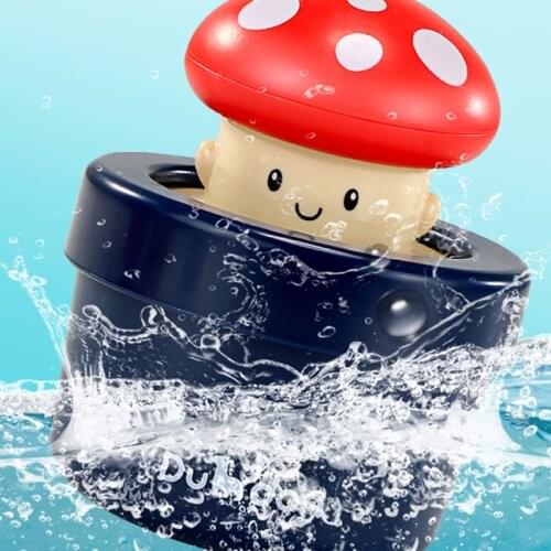 Bath Toys Baby Cute Cartoon Pipeline Water Spray Shower Game Bathroom Toy Swim Chain Vegetable Pot Toys For Kid Gift