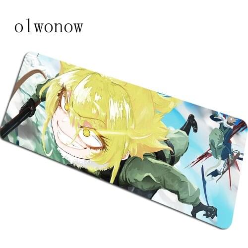Youjo Senki mousepad 800x300x4mm gaming mouse pad big gamer mat Viktoriya game computer desk padmouse keyboard L large play mats