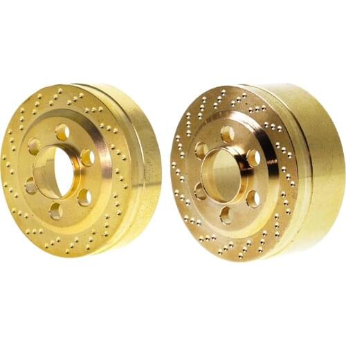 Brass RC Wheel Rim Internal Counterweight Upgrade Parts Replacements Parts Spare Parts Durable 37mm Diameter