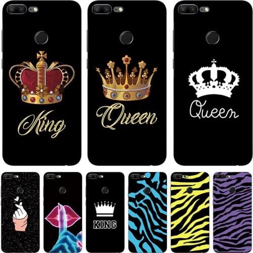 Soft Phone Case for Huawei Honor 9 Lite Cases Panda Funda Colorful Flower Silicone TPU Back Cover Shell