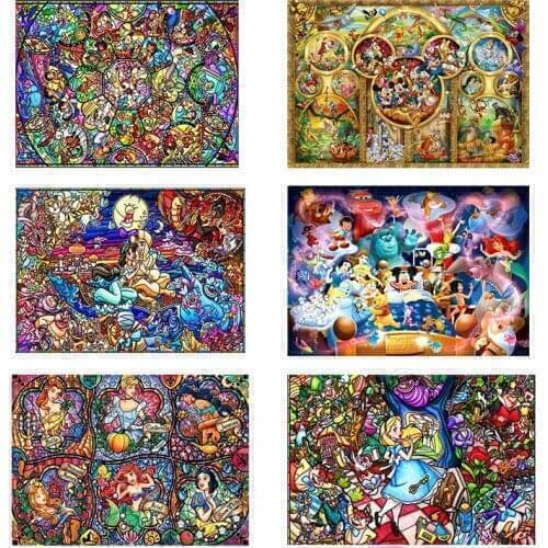 Disney 5D Diamond Painting"Cartoon Princess Mouse "Diamond Embroidery Full Square Drill Cross Stitch Kits Mosaic Home Decor