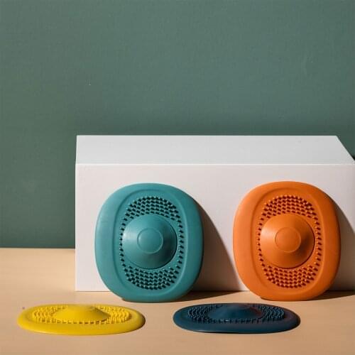 Floor Drain Vortex Drainage with Bright Color Anti-clogging Plug Hair Stoppers for Kitchen / Bathroom