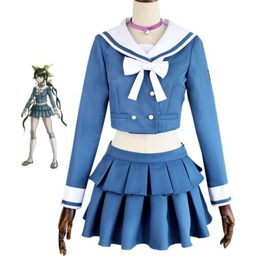 New Danganronpa V3: Killing Harmony Tenko Chabashira Dress Cosplay Costume School uniform Outfit Carnival Cosplay Free shipping
