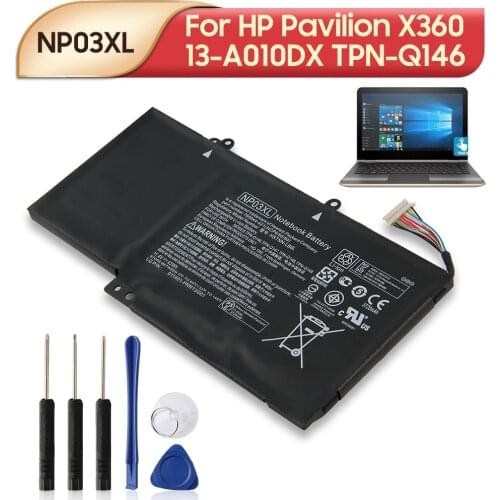Original Replacement Laptop Battery NP03XL For HP Pavilion X360 13-A010DX HSTNN-LB6L TPN-Q146 43Wh Laptop Batteries