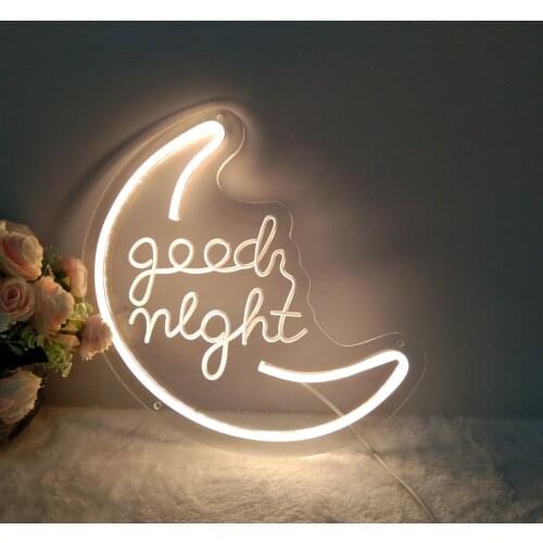 Birthday gift Neon Light Sign good night led lighting party wall decoration light