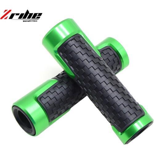 High Quality 7/8" Universal Handlebar Grips Handle Bar For KAWASAKI Z750 Z800 Z1000 VERSYS1000 ZX10R ZX7R ZX9R ZX6R/636 ER6N