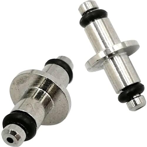 Scuba Diving High Pressure Flange Gauge Spool w/O-Ring Round End Pressure Hose Adapter Replacement