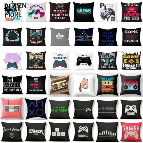 Game Fans Super Hot Video Games Cushions Case 45X45CM Retro Decorative Pillows Case Livingroom Sofa Couch Bed Car Throw Pillows
