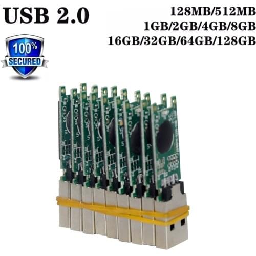 Factory wholesale Chip USB2.0 chip pendrive 4GB 8GB16GB32GB 64GB 128GB pendrive memory U disk flash short universal board U disk