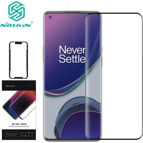 For OnePlus 9 Pro Glass Screen Protector Nillkin 3D DS+ Max Round Edge Tempered Glass For One Plus 9 Pro HD Glass Film