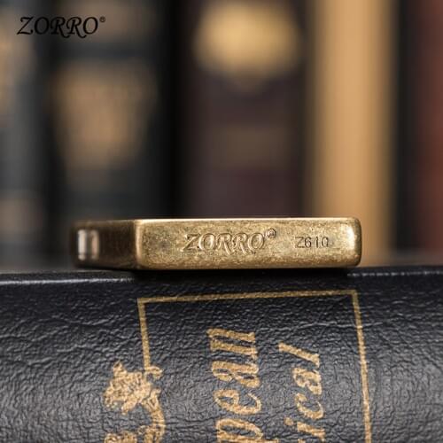 Lighter lighter ultra thin retro grinding wheel lettering customized creative kerosene lighter for boyfriend