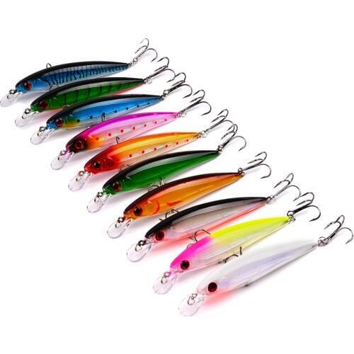 1pcs/lot minnow fishing lure hard bait 11cm 13.7g isca artificial fishing wobblers Pesca Fishing tackle everything for fishing