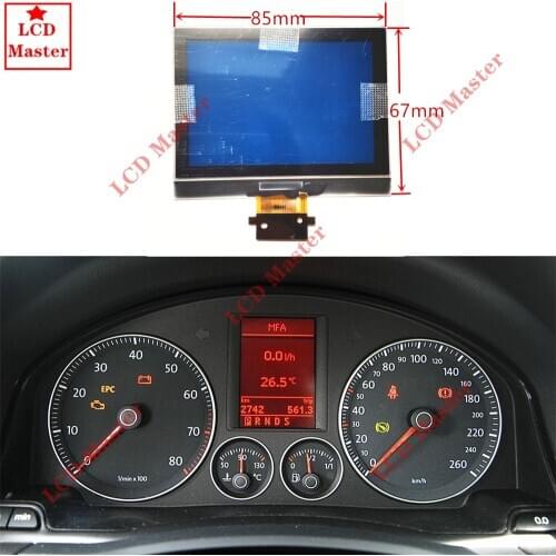 1pcs LCD Display Screen for VW Jetta/Touran/Passat/Golf 5/Jetta/SEAT / EOS US Model Instrument Cluster Dashboard Pixel Repair