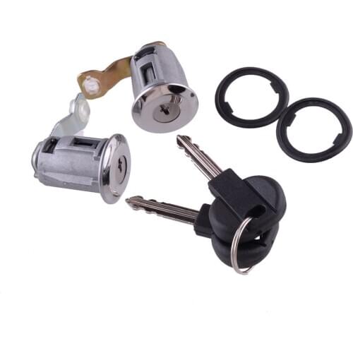 252522 Car Rear Door Lock Set Barrel Keys Fit For Citroen Berlingo Xsara Peugeot Partner 1999 2000 2001 2002 2003 2004 2005