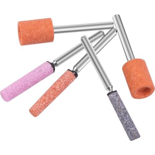 5PCS Chainsaw Sharpening Kit Electric Grinder Sharpening Polishing Attachment Set Saw Chains Tool Drill Rotary Accessories