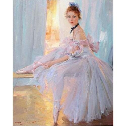 DIY Full square Diamond Painting Cross Stitch Ballet girl Diamond Mosaic Wall Decor 5D Diamond Embroidery Handmade Patterns
