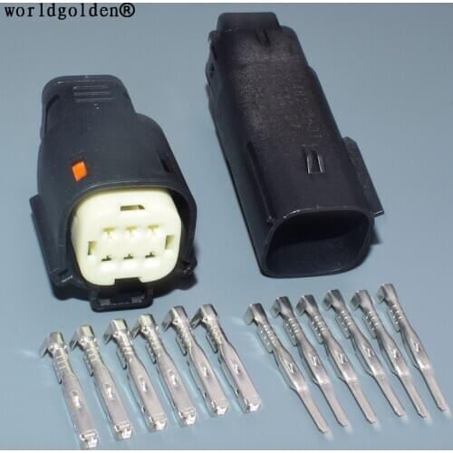 Worldgolden Automotive plugs and connectors Female male Waterproof Connectors For Ford Mondeo 33472-0606 33482-0601