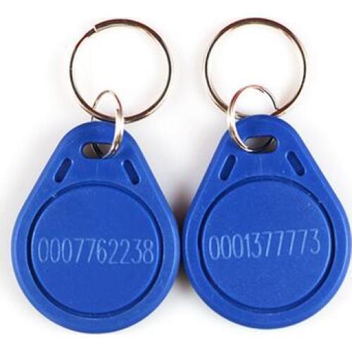 500pcs RFID EM card key fob,125kHz 3# tags shape card,keyfob tags
