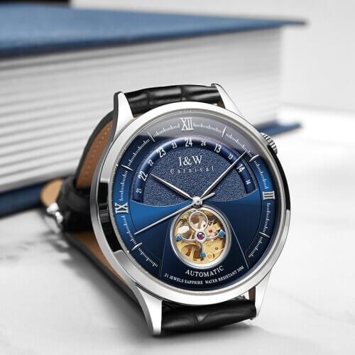 Switzerland CARNIVAL Watch Men Automatic Mechanical Tourbillon Watch MIYOTA Movement Sapphire Luxury Sport Watches Mens 2020 New