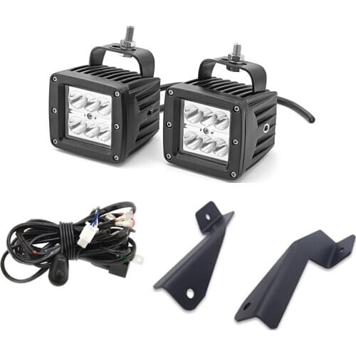 For Toyota Hilux 1989-1994 Lower Windshield 24W LED Light Hood Hinge Mount For 4Runner 1989-1995