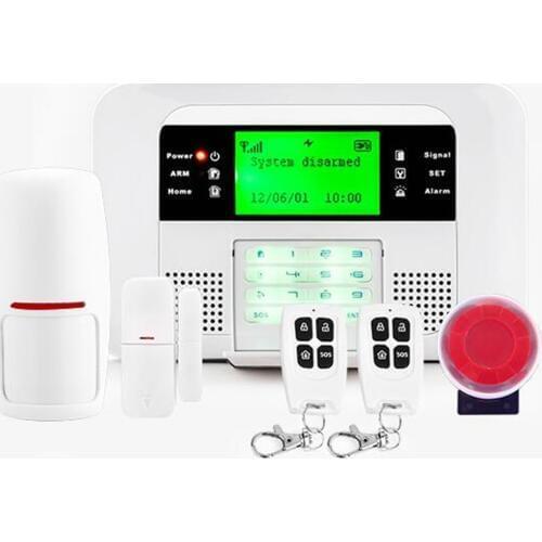 Dual Network GSM+PSTN Burglar Alarm System