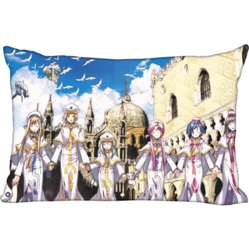 Hot Sale Cartoon ARIA Rectangle Pillowcase Custom Home textile Zipper Pillowcase Pillow Cover Size 45*35cm (one side) Print