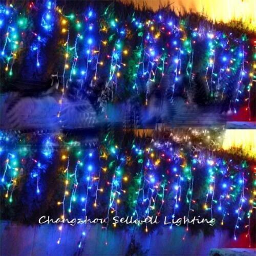 Good!christmas Lighting Yard Decoration 1*6m Coloured Led Star Lamp H158