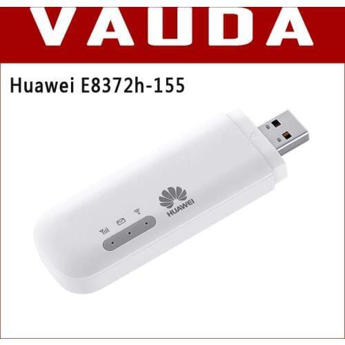 Unlocked Huawei E8372h-155 USB WiFi Modem 4G 150Mbps LTE FDD Band 1/3/5/7/8/20 TDD Band 38/40/41 3G Mobile USB Dongle