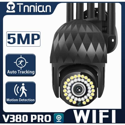 3MP PTZ IP Camera Wifi Outdoor AI Human Detection Audio 1080P Wireless Security CCTV Camera P2P 4X Digital Zoom Wifi Camera V380