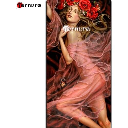 Sexy Girls 5D DIY Diamond Painting Fantasy wreath woman Kits Embroidery Cross Stitch Mosaic rhinestone Diamond Art Decor large