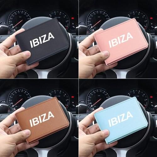 Driving License/Credit Card Holder Men Slim Anti Protect Travel ID Card holder Women Rfid PU Wallet for Seat Ibiza
