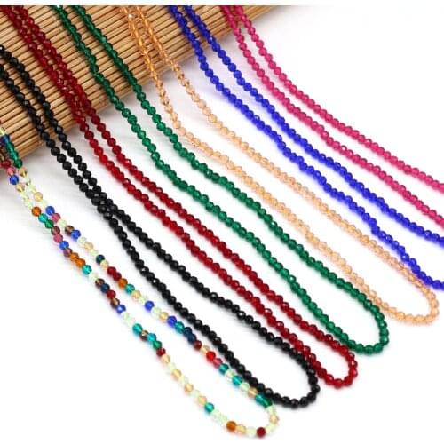 Spinel Natural Semi-precious Stone Round Small Beads 3mm DIY for Making Jewelry Necklace Bracelet Gift Accessories 38+5cm