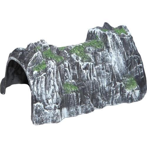 Simulation Rockery Train Cave Tunnel Model DIY Miniature Railway Scene Accessory