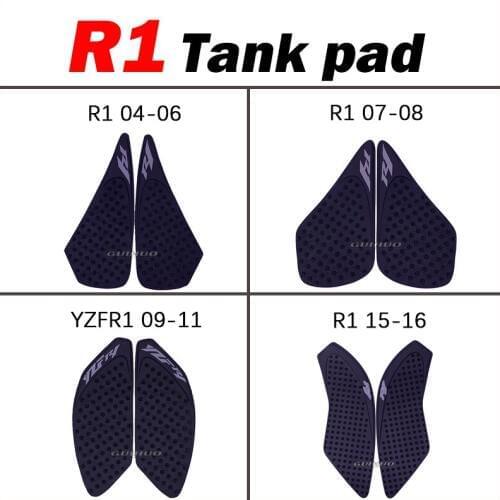 Motorcycle Tank Traction Side Pad Gas Fuel Knee Grip Decal For yamaha RI YZFR1 2004-2016 05 06 17 08 09 10 12 13 14 15