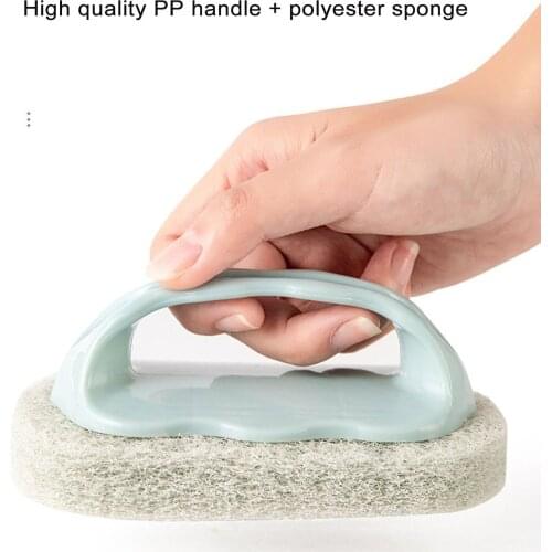 Handles Sponge Brush Soft Sponge Cleaning Bathtub Ceramic Tile Kitchen Window Tool Bathroom Toilet Tile Brush With Handle Brush