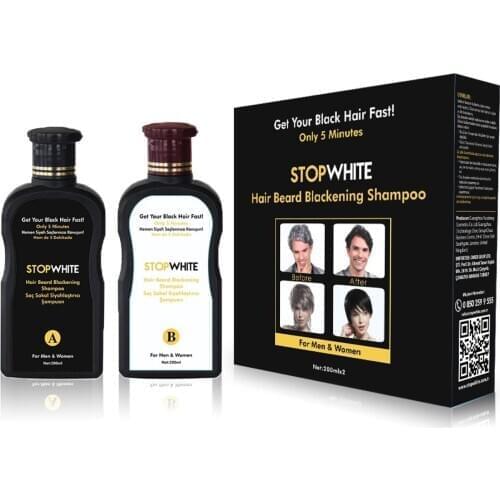 StopWhite Hair Beard Blackening Shampoo 400 ml