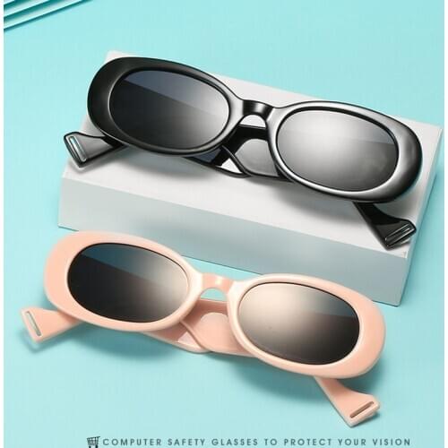 Fashion Retro Oval Sunglasses Women Men Luxury Brand Designer Small Frame Sexy Lady Sun Glasses Travel Driving Shades UV400