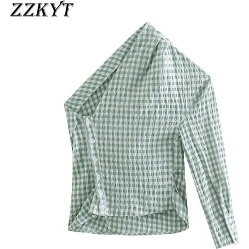 ZZKYT Women's Plaid Shirts