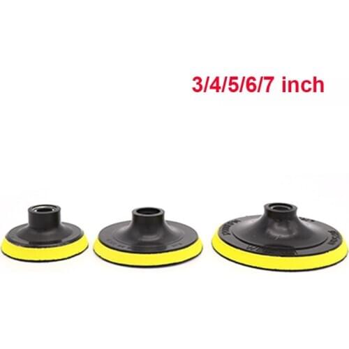 1PCS M10 M14 Polishing Disc 3/4/5/6/7 Inch Sandpaper Disk Polishing Pad Sponge Sucker For Grinding and Polishing