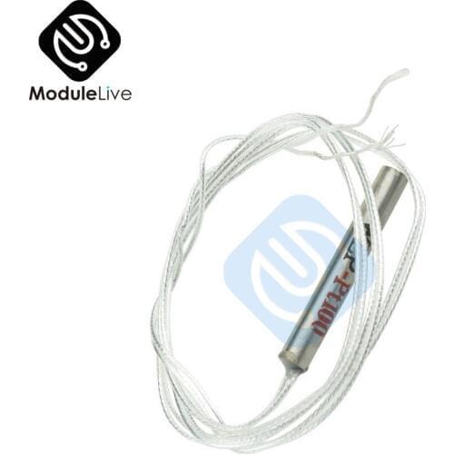 10PCS PT100 Platinum Resister Temperature Sensor Waterproof Temp Probe