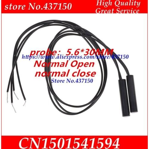 2pcs/lot 6*30MM normal open or normal close Reed Proximity Switch Magnetic Sensor
