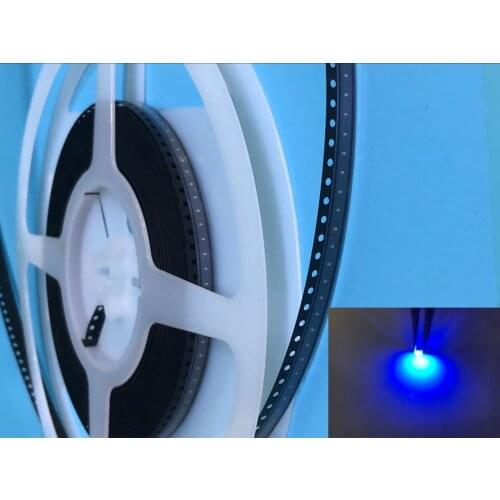 20PCS SMD/SMT 3V Ultra Bright Led Diode Chip Surface Mount 0402 1005 LED Diode Blue LED SMD 0402 High Quality