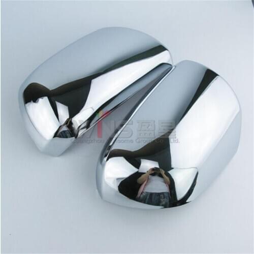 2008-2013 Chrome Side Wing Door Mirror Cover Trim For Toyota Highlander Kluger SUV Styling Accessories
