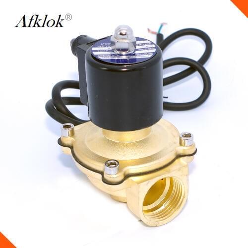 2Way AC110V Waterproof Water Electric Solenoid Valve NC DN40 1-1/2"BSP