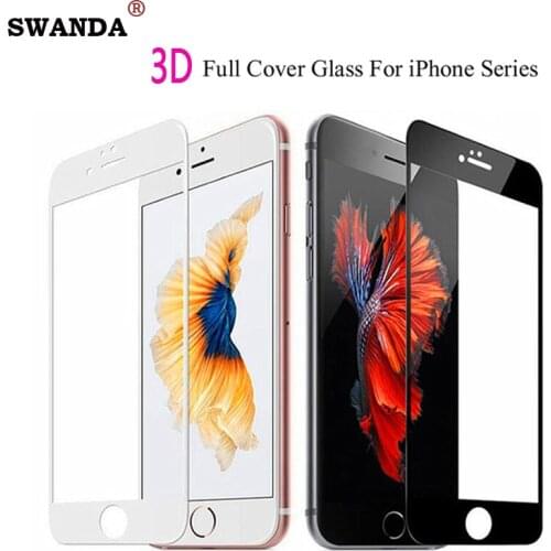 3D screen protector for iphone 7 8 7plus glass on iphone 11 pro max xr xs max tempered glass 6 5 4 protective flim
