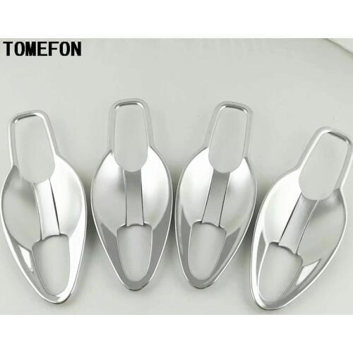 8pcs For Nissan Sylphy 2016 Model High Quality Chrome Gate Bowl ABS Decoration Strip Car Accessories