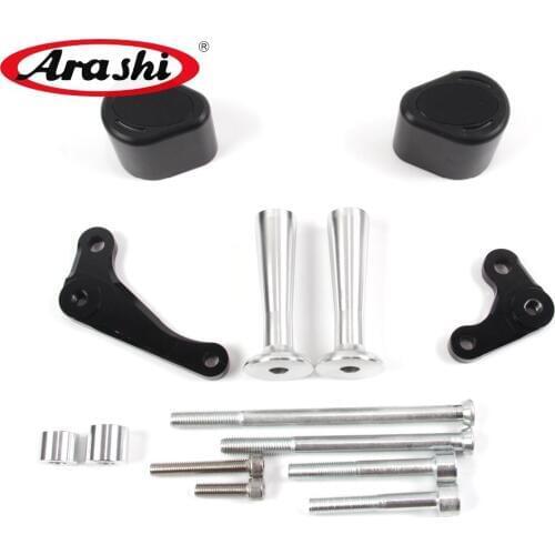 Arashi For KAWASAKI NINJA ZX14R 06-12 CNC Engine Protectors Slider ZX 14R ZX-14R 06 07 08 2009 2010 2011 2012 Engine Cover Pads