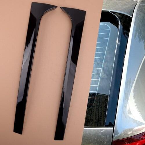 2Pcs/Set Car Auto Rear Window Spoiler Canard Air Splitter Side Wing Fit For Skoda Octavia Estate 2014 2015 2016 2017 2018 2019