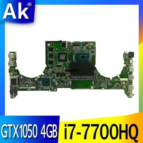 DABKLAMB8B0 Motherboard For Asus GL503VD GL503V laptop Motherboard Mainboard GTX 1050 4GB i7-7700HQ
