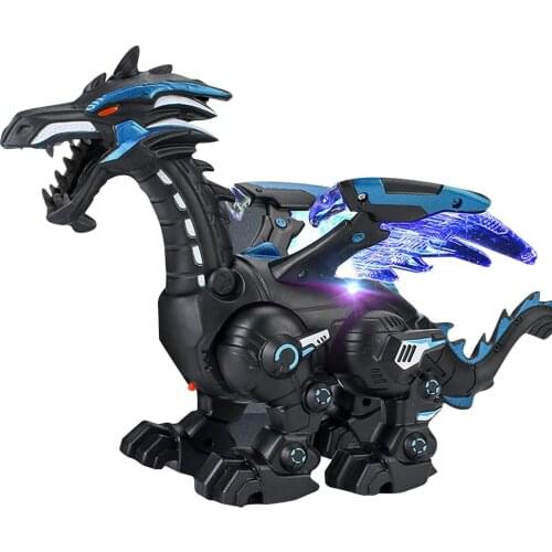 Dinosaur Toys LED Light Up Electric Spray Mechanical Dinosaur Toys Multifunctional Roaring Realistic t rex Dinosaur Toys for kid